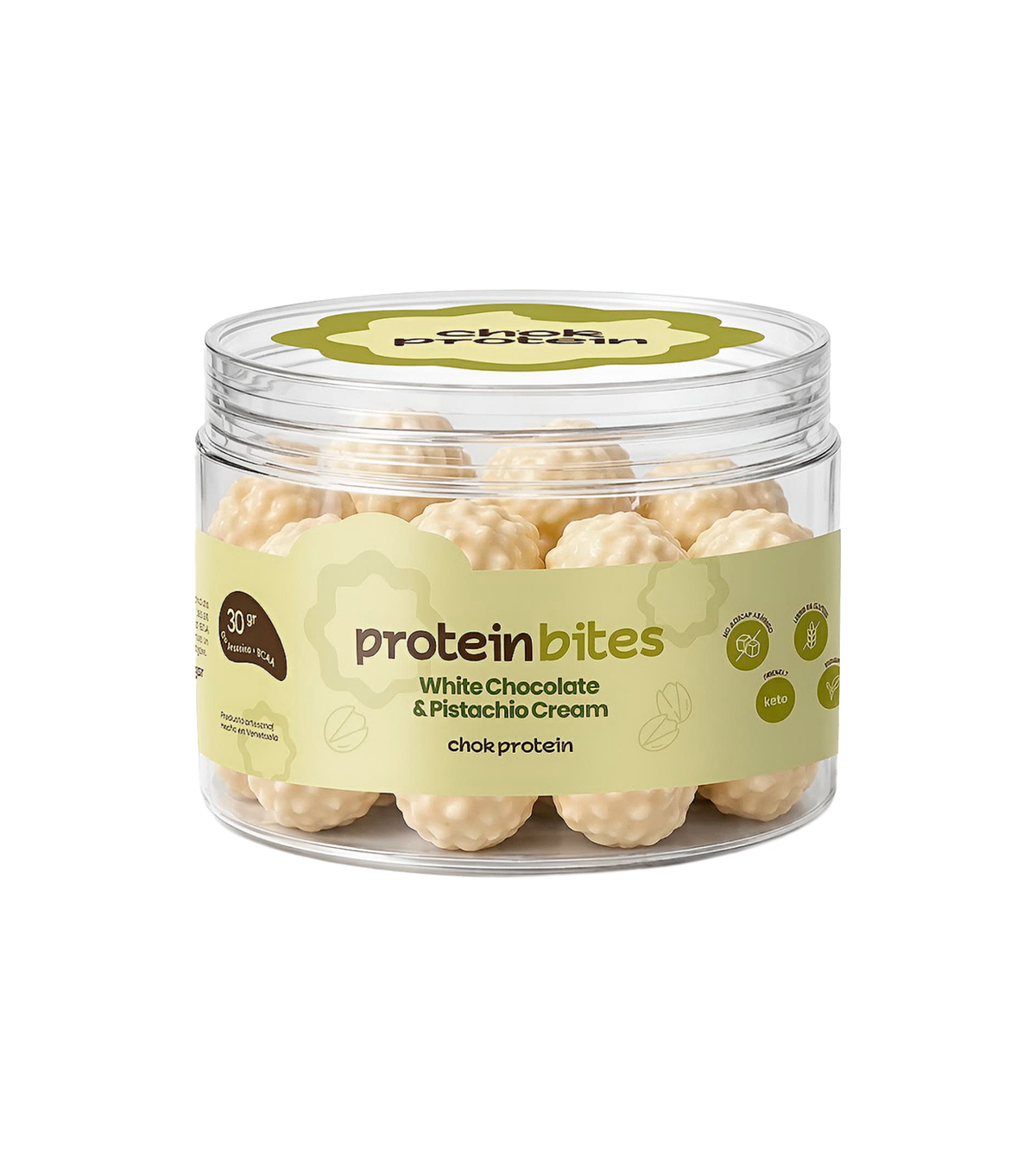 Protein Bites Pistachio Cream & White Chocolate